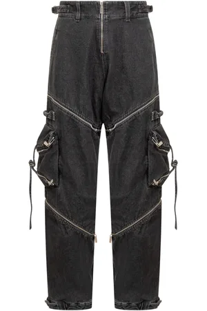 OFF-WHITE Zip Denim Cargo Pants