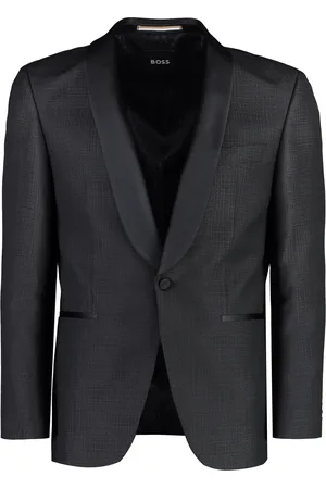 HUGO BOSS Single-breasted Virgin Wool Jacket