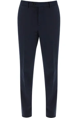 Brunello Cucinelli Italian Fit Cotton Gabardine Trousers