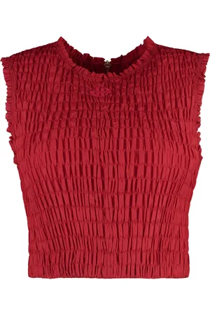 Patou Technical Fabric Crop Top