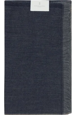 Brunello Cucinelli Colorblock Cashmere And Silk Scarf