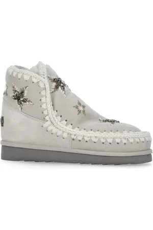 Mou Eskimo Wool Stars And Rhinestones Boots