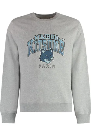 Maison Kitsuné Campus Fox Printed Cotton Sweatshirt
