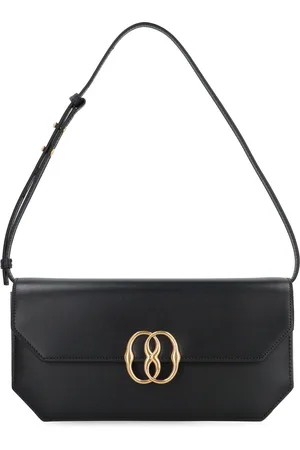 Bally Emblem Folio Leather Shoulder Bag