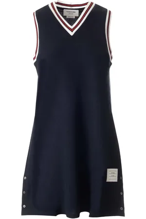 Thom Browne Cotton Pique Tennis Dress