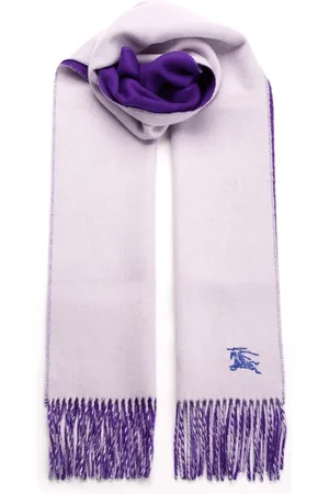 Burberry Purple Cashmere Scarf