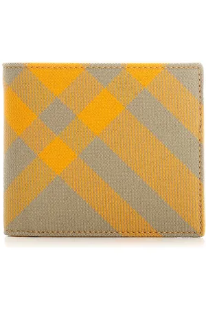 Burberry Wool And Leather Wallet