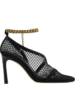 Bottega Veneta Stretch Sandals In Leather And Mesh
