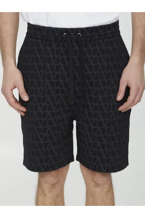 VALENTINO Toile Iconographe Cotton Bermuda Shorts
