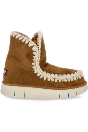 Mou Eskimo Contrast Stitch Boots