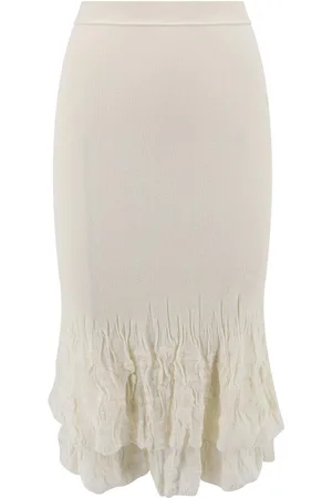 Bottega Veneta Flower Midi Skirt