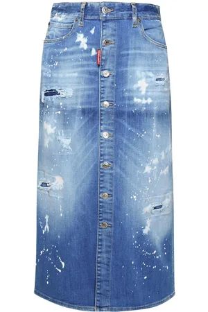 Dsquared2 Denim Long Skirt