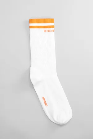 Represent Socks In White Cotton Socks