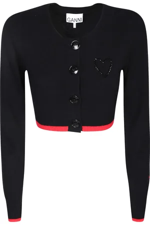 Ganni O-neck /red Cardigan