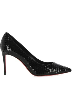 Christian Louboutin Embossed Pointed-toe Pumps