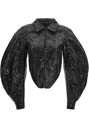 ROTATE Sequin Cropped Jacket