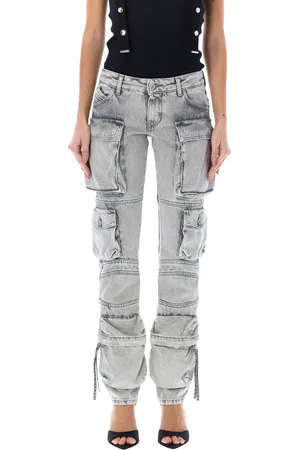 The Attico Essie Denim Cargo Pants