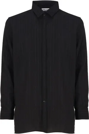 Saint Laurent Shirt With Buttons And Pointed Collar