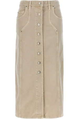 Marant Etoile Buttoned Midi Skirt