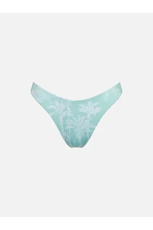 MC2 SAINT BARTH Woman Cheeky Swim Briefs With Jungle Print
