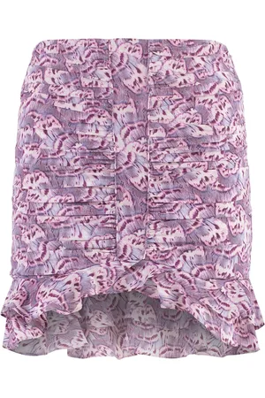 Isabel Marant Milendi Printed Silk Skirt