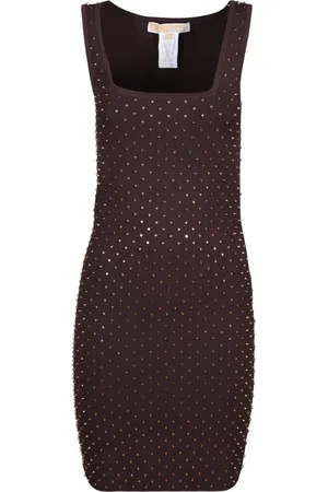 Michael Kors Stud-embellished Straight Hem Mini Dress