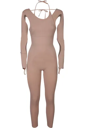 ANDREADAMO Sculpting Nude Jumpsuit