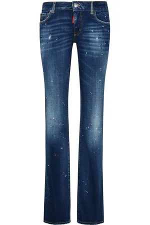 Dsquared2 Medium Waist Flare Twiggy Jeans