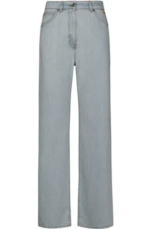 Msgm Light Blue Cotton Jeans