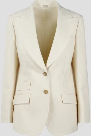 Gucci Single-breasted Jacquard Logo Blazer