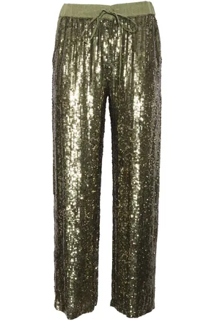 PAROSH Trousers With Sequins
