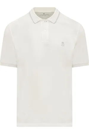 Brunello Cucinelli Cotton Piquet Polo With Embroidered Logo