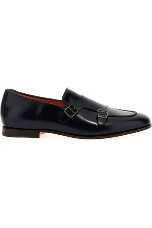 santoni Nappa Leather Moccasins