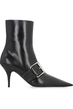 Balenciaga Knife 80 Leather Ankle Boots