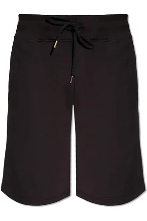 VERSACE Logo Printed Drawstring Shorts