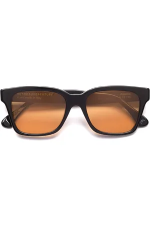 Retrosuperfuture America Refined Black Sunglasses