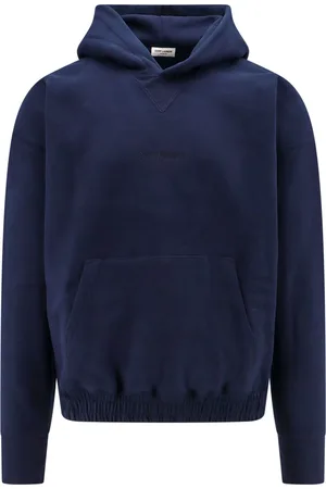 Saint Laurent Logo Embroidered Hoodie