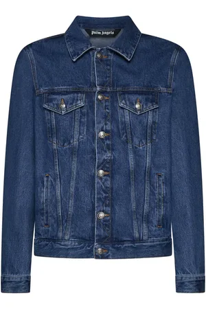 Palm Angels Denim Jacket With Monogram Detail