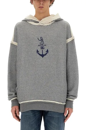 Dolce & Gabbana Sweatshirt With Navy Print