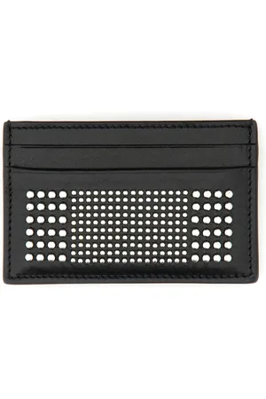 Alexander McQueen Leather Card Holder With Studs
