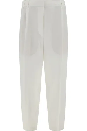 Brunello Cucinelli Linen Blend Trousers
