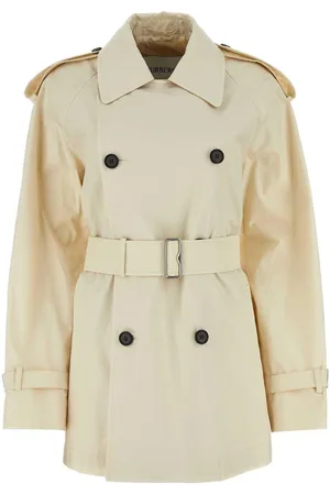 Burberry Double Breasted Belted Trench Coat