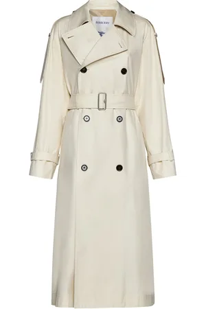 Burberry Long Trench In Gabardine