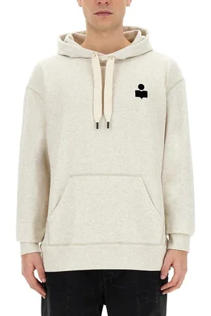 Isabel Marant Logo Printed Drawstring Hoodie