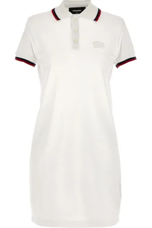 Dsquared2 Maxi Cut Out Polo Dress