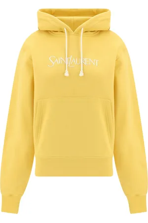 Saint Laurent Logo Embroidered Hoodie