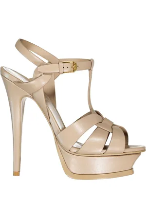 Saint Laurent Tribute Leather Sandals