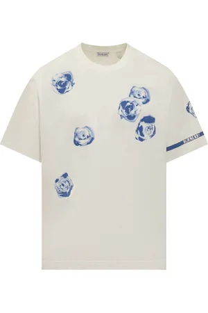 Burberry Floral Printed Crewneck T-shirt