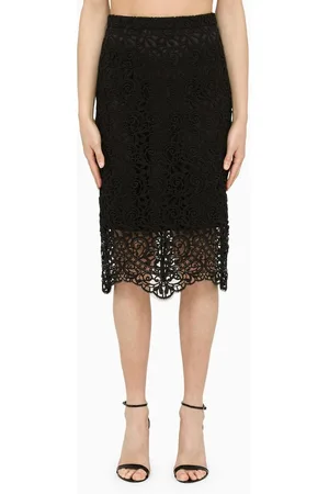 Burberry Lace Pencil Skirt