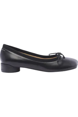 Maison Margiela Bow Detailed Ballet Flats